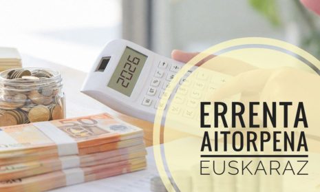 Foto noticia - Errenta aitorpena euskaraz egiteko kanpaina