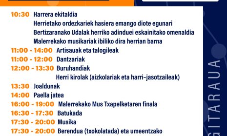 Foto noticia - Malerrekako Eguna 2026 Legasan ospatuko da maiatzaren 30ean