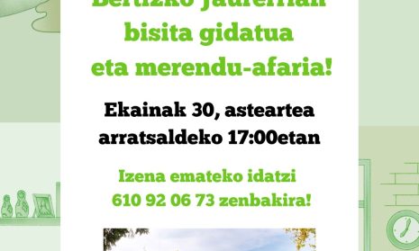 Foto noticia - SOLASLAGUNAK, visita guiada al Señorio de Bertiz